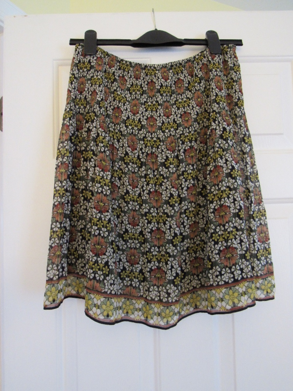 MAX Studio Chiffon Floral Mini Skirt
